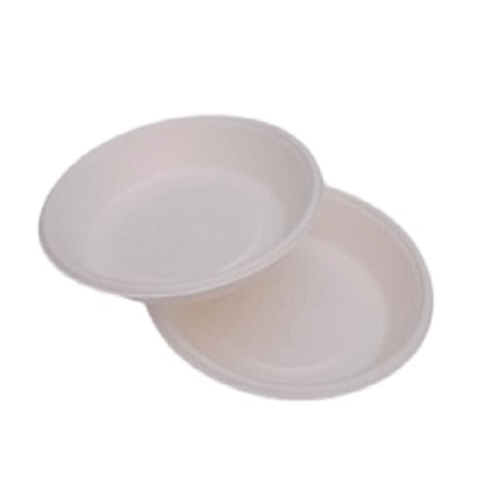 6 Inch Disposable Hinged Paper Plates Pack of 50 | Eco-Friendly Plates