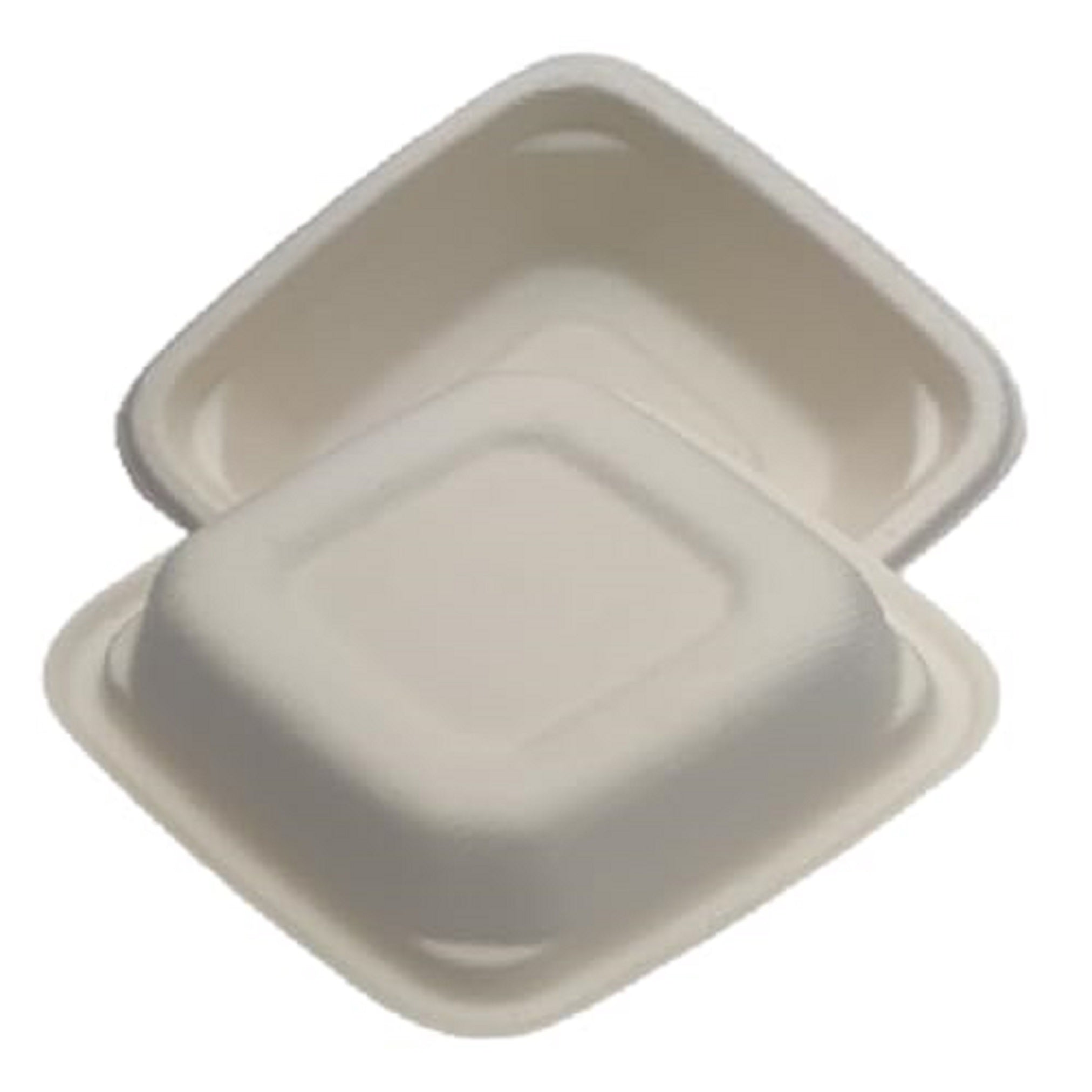 4 Inch Square Disposable Bowl Pack of 50 | Leak Resistant Food Bowls