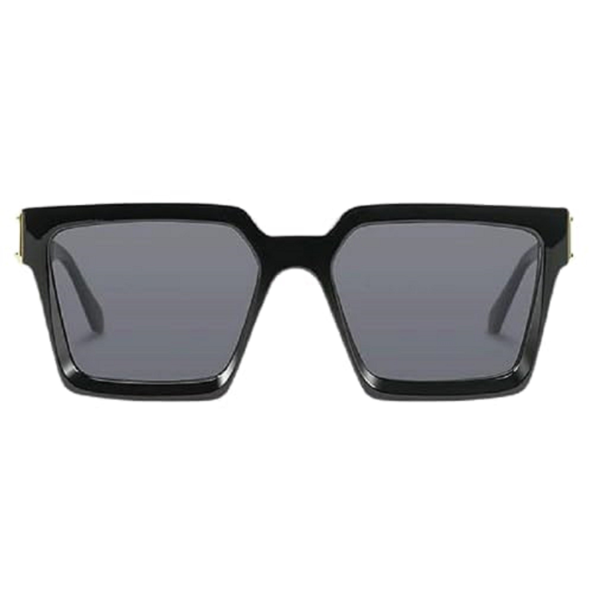 Premium Black Square Sunglasses for Men & Women | UV Protection Fashion Eyewear