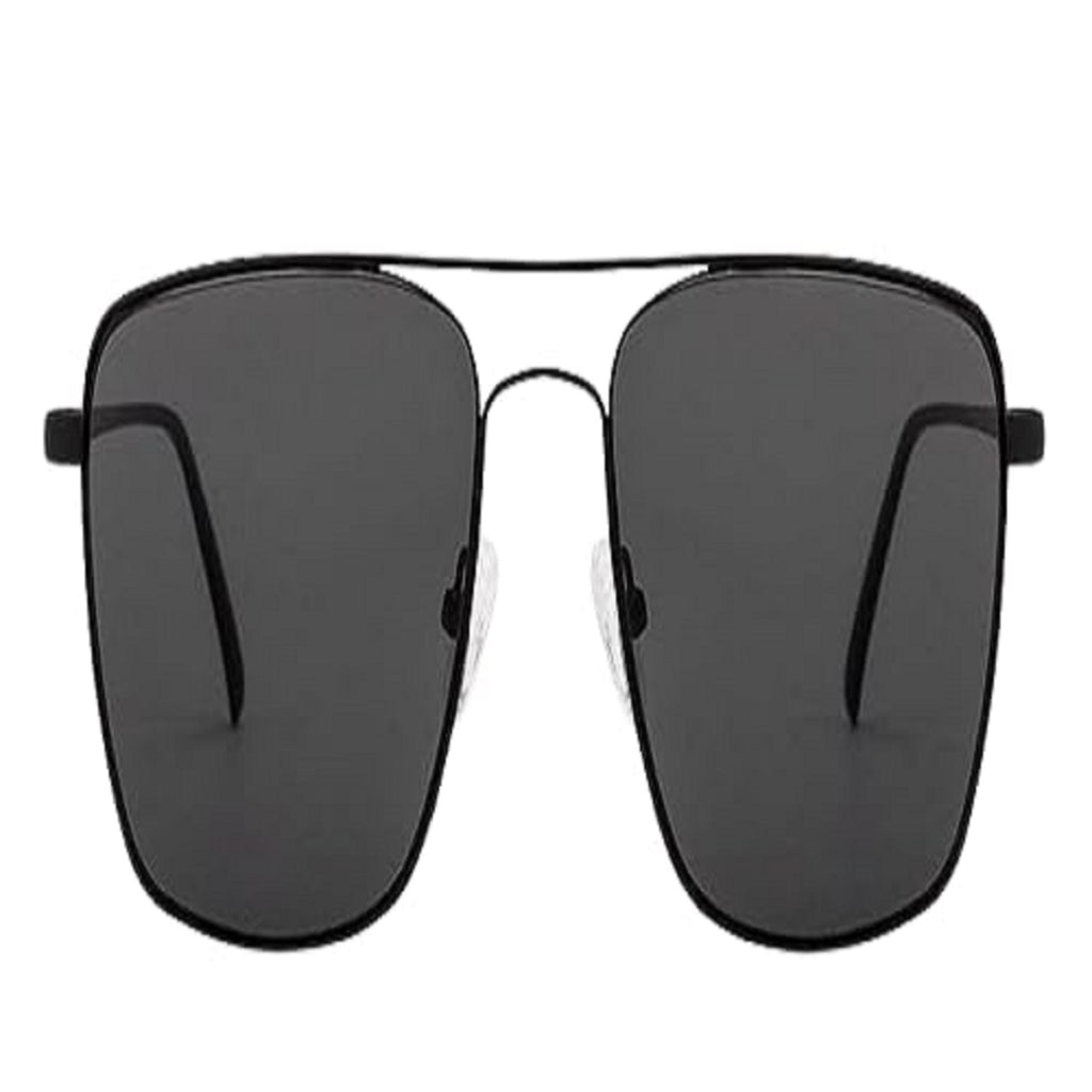 Black Aviator Sunglasses for Men & Women | Lightweight Metal Frame Eyewear