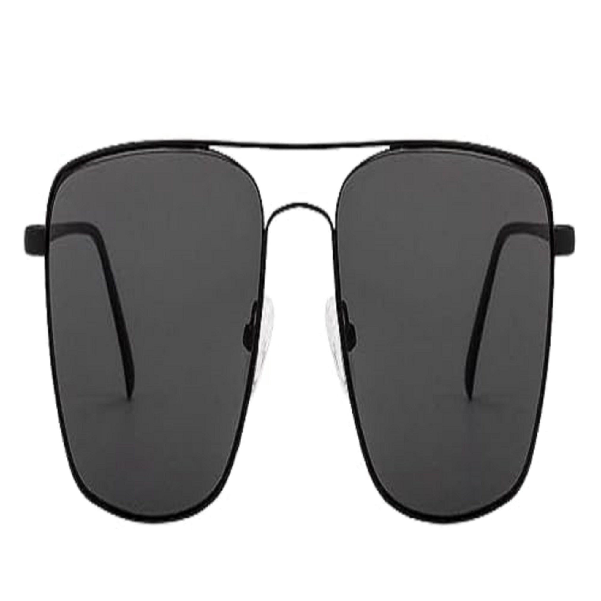 Black Aviator Sunglasses for Men & Women | Lightweight Metal Frame Eyewear