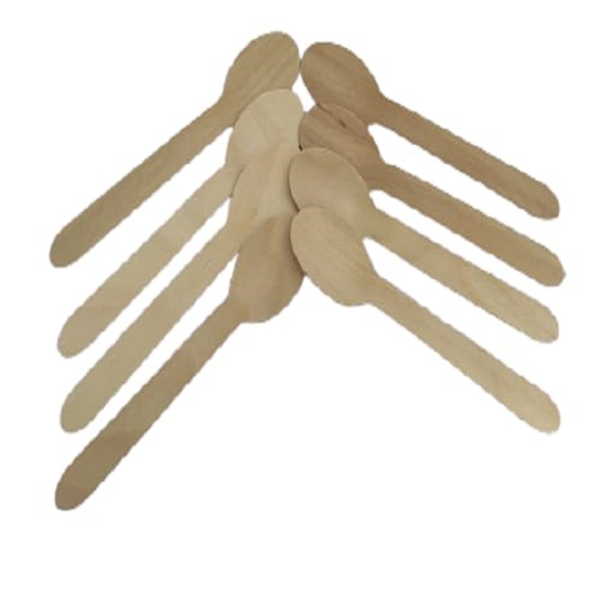 Wooden Big Spoon Pack of 100 | Eco-Friendly Disposable Cutlery