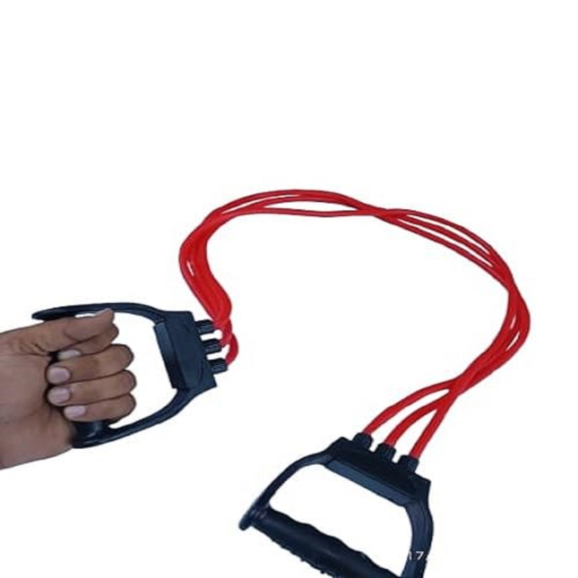 Resistance Tube Exercise Band with Foam Handles | Full Body Workout Fitness Band | Set of 1