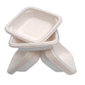 4 Inch Square Disposable Bowl Pack of 50 | Leak Resistant Food Bowls
