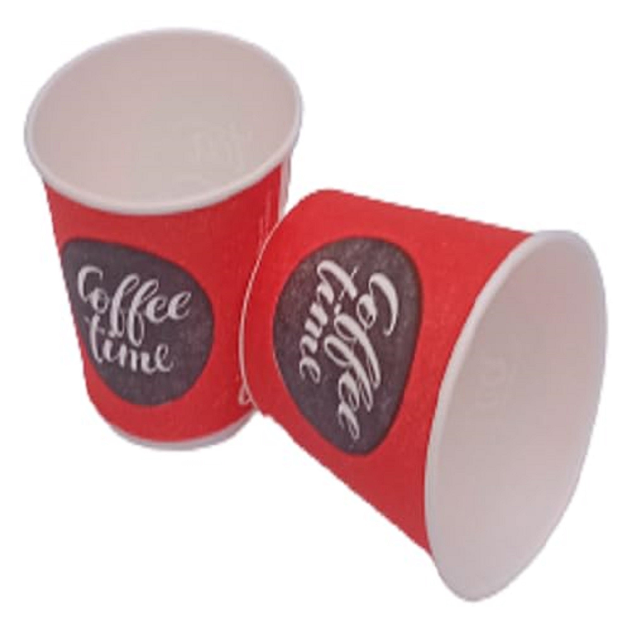 Tea & Coffee Cup 100ml Disposable Paper Coffee Cups Pack of 100