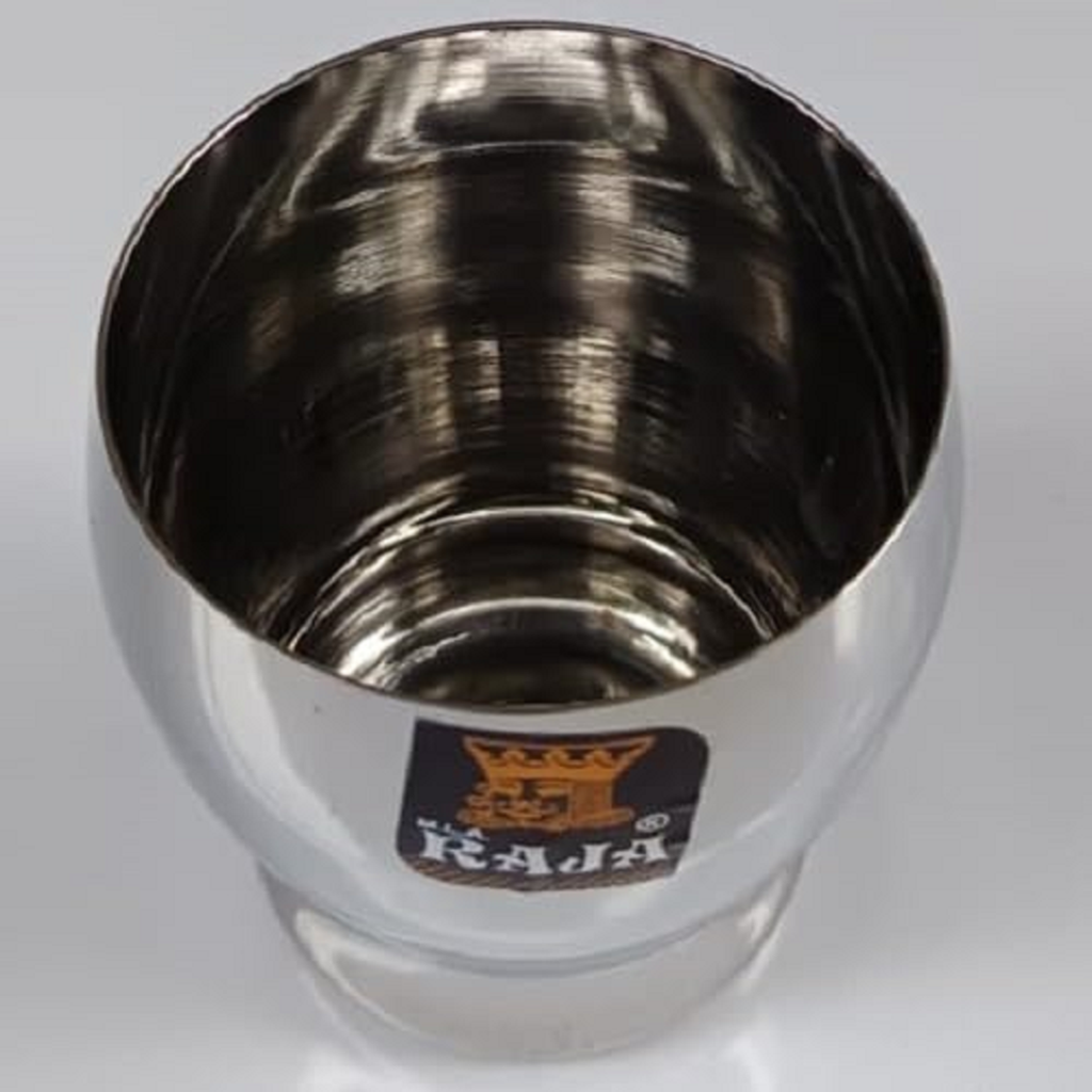 Stainless Steel Water Glass 250ml | Mirror Finish Tumbler | 1 Piece