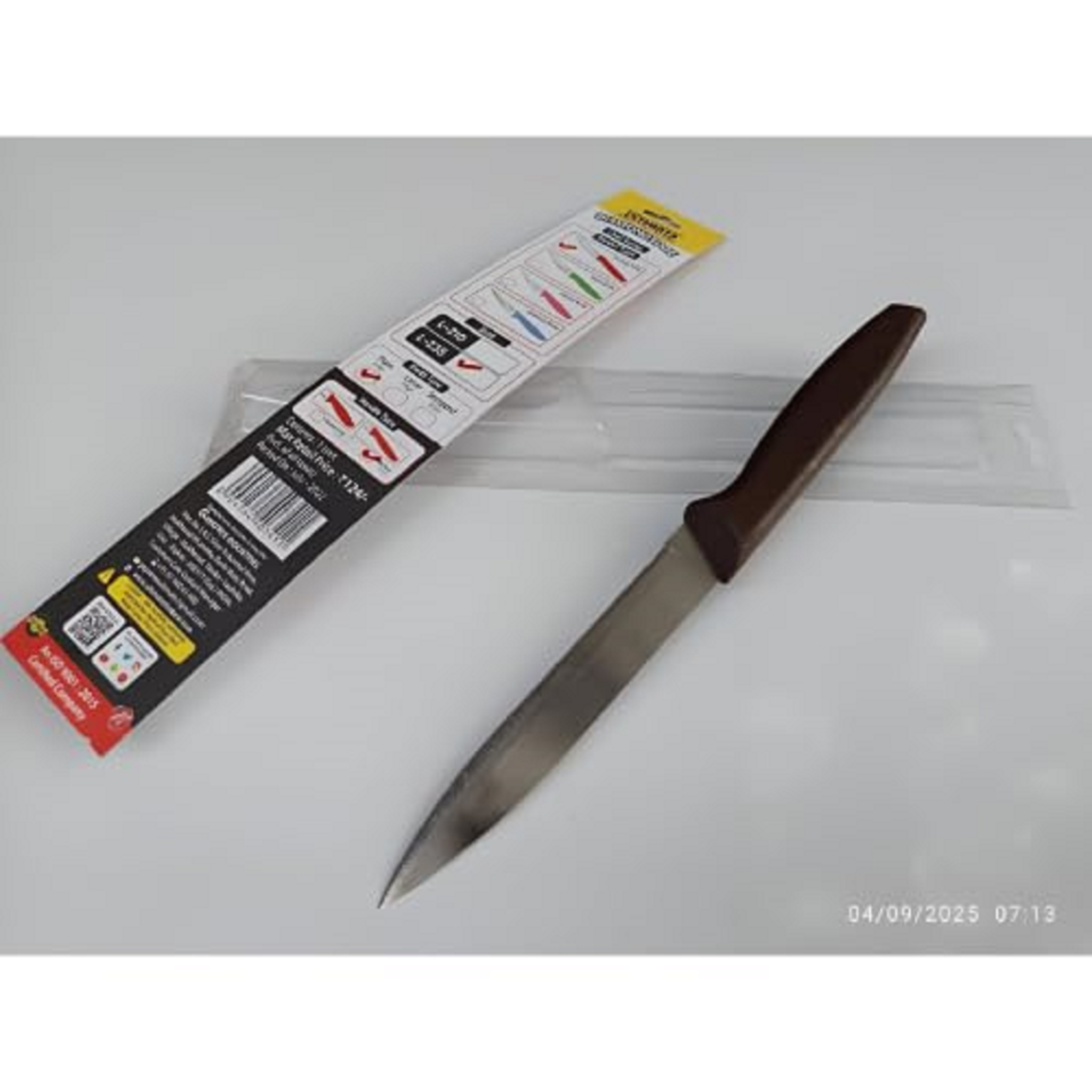 Stainless Steel Kitchen Utility Knife with Cover | Sharp Multipurpose Knife