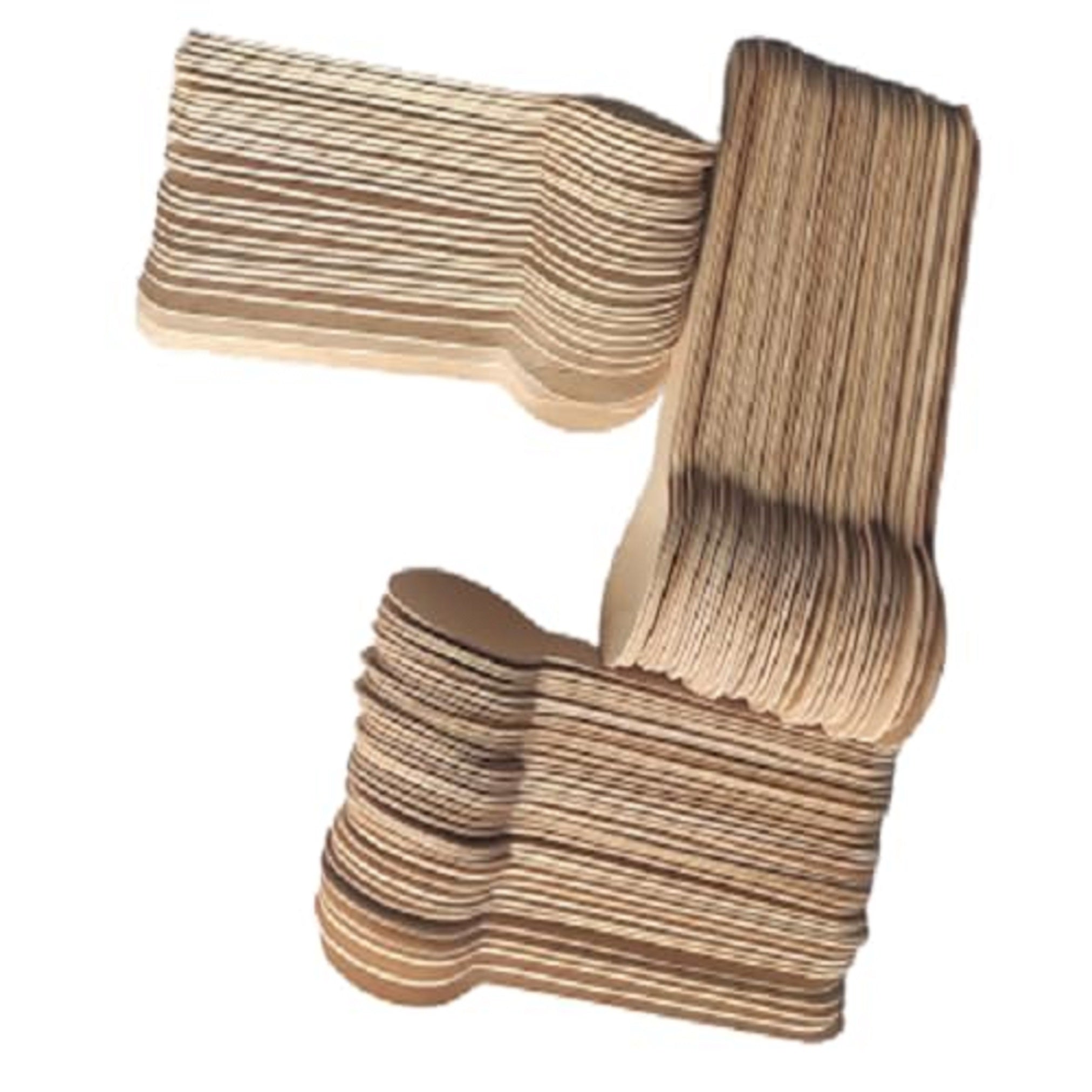Wooden Big Spoon Pack of 100 | Eco-Friendly Disposable Cutlery