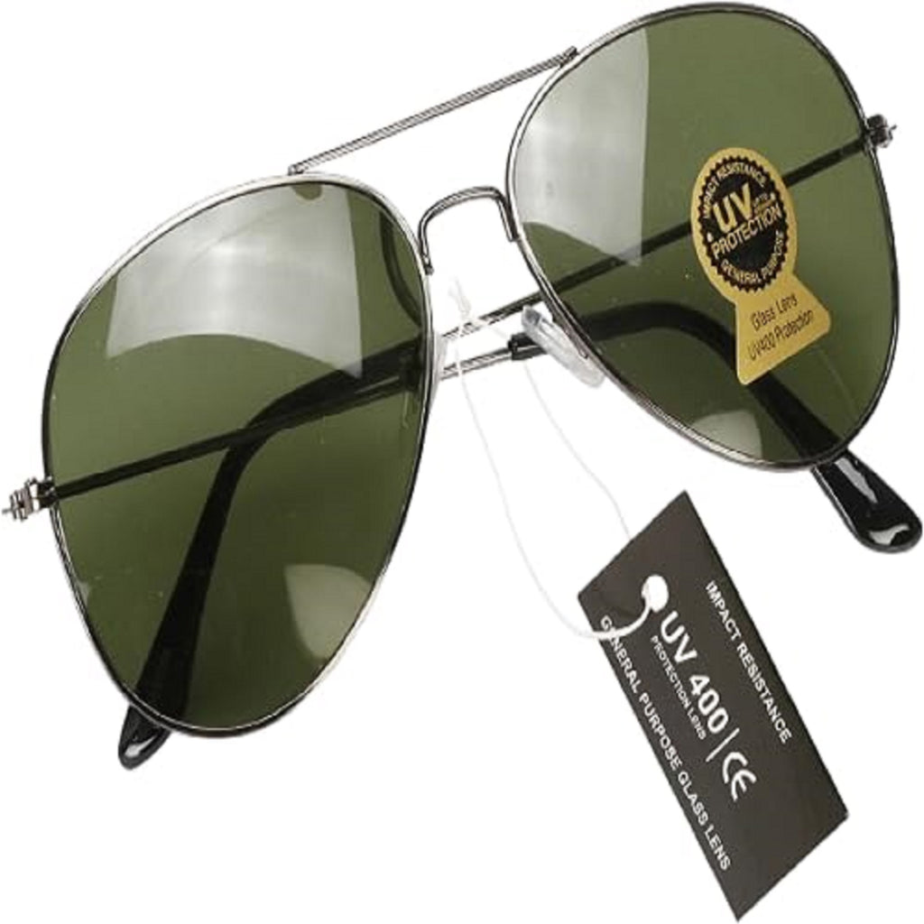 UV400 Aviator Sunglasses for Men & Women | Lightweight Metal Frame Eyewear