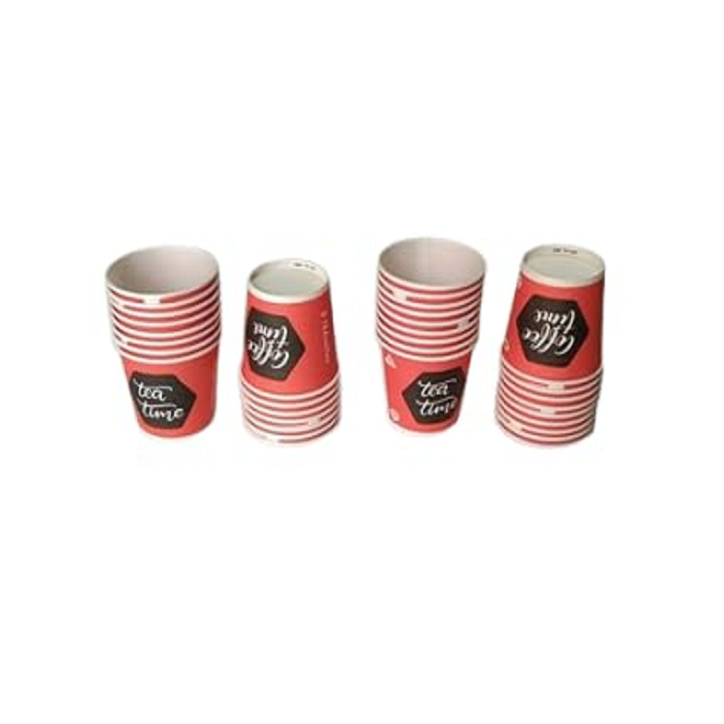 90ml Disposable Tea & Coffee Paper Cups Pack of 100 | Pagal Mindset