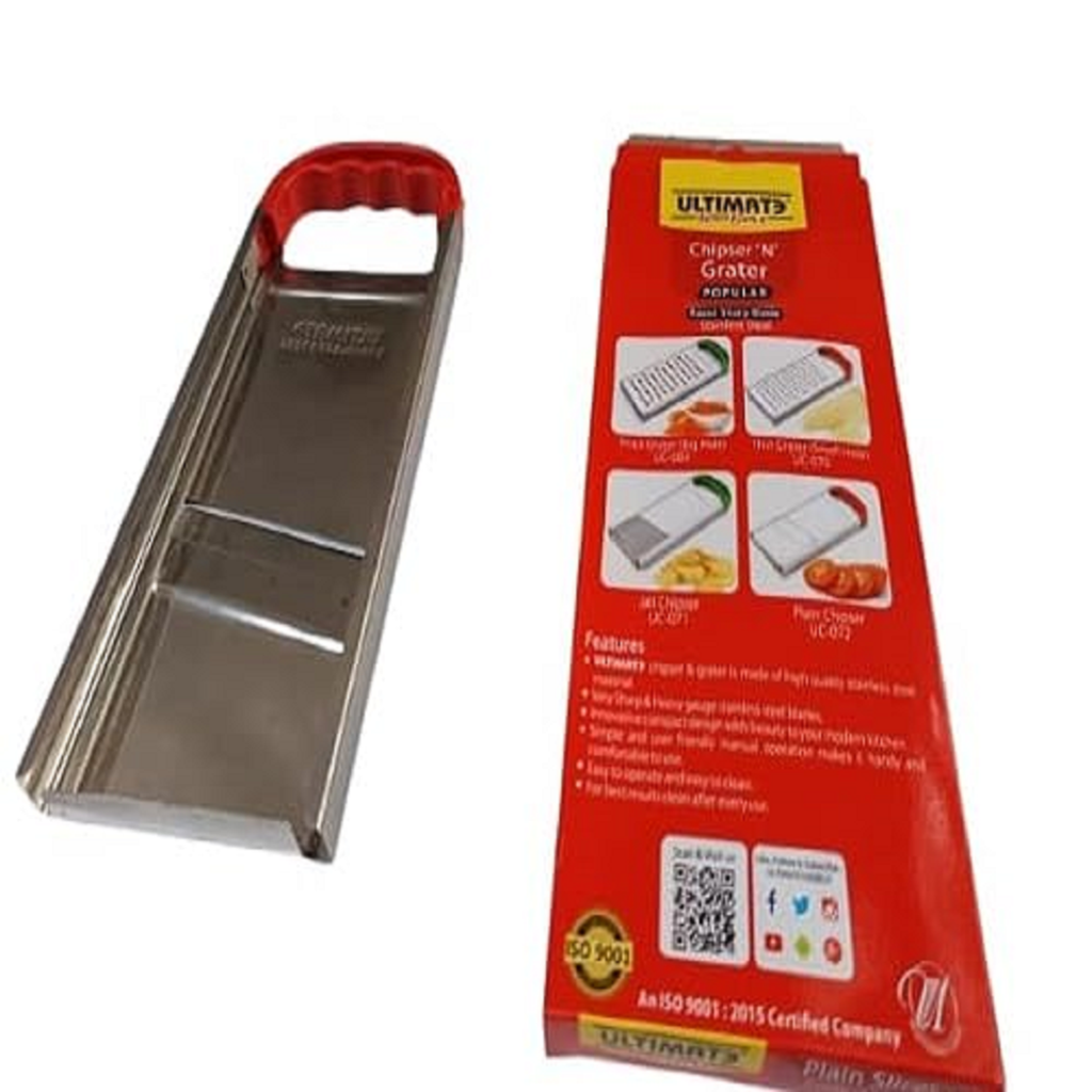 Stainless Steel Chipser & Grater | Multipurpose Vegetable Slicer