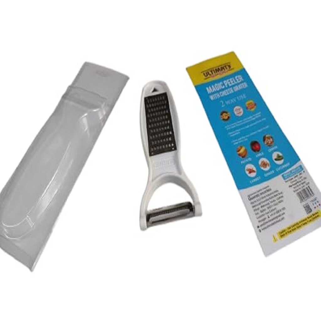 2-in-1 Magic Peeler with Cheese Grater | Stainless Steel Peeler