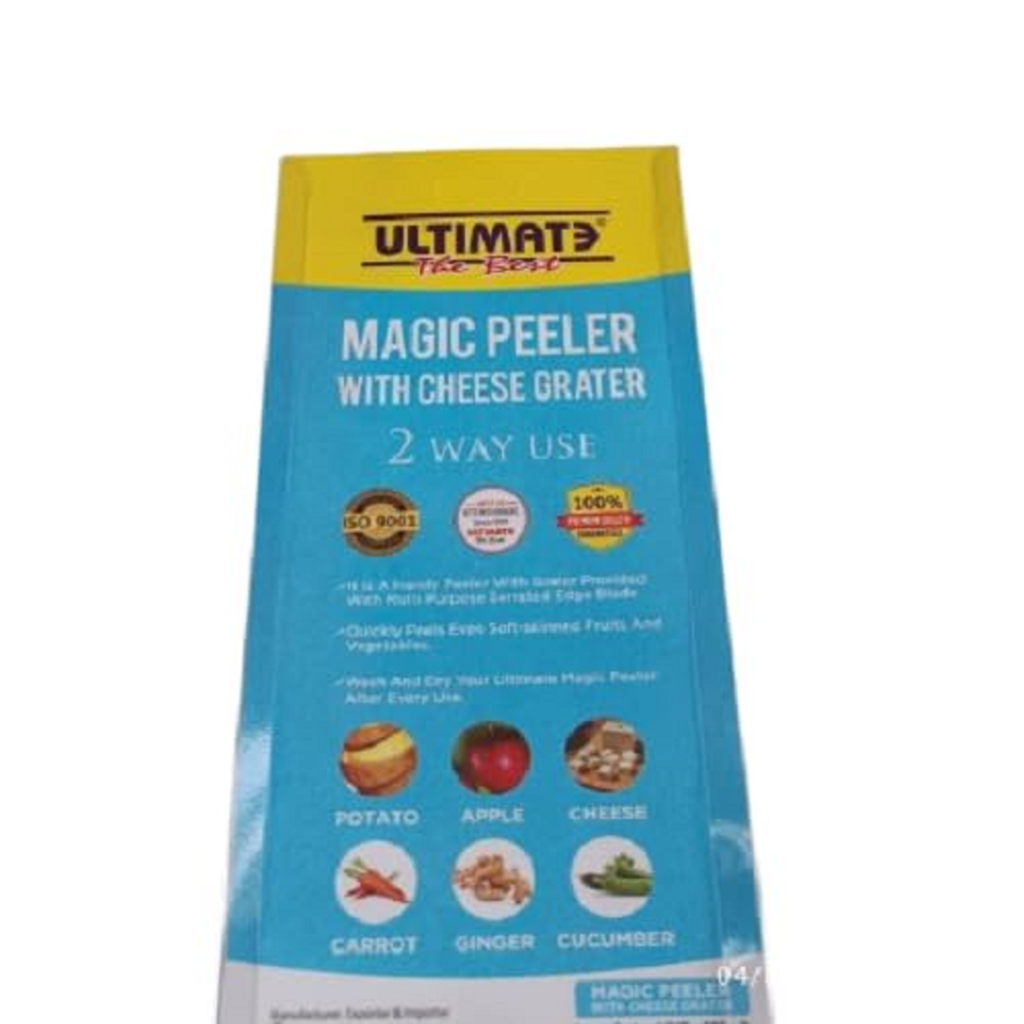 2-in-1 Magic Peeler with Cheese Grater | Stainless Steel Peeler