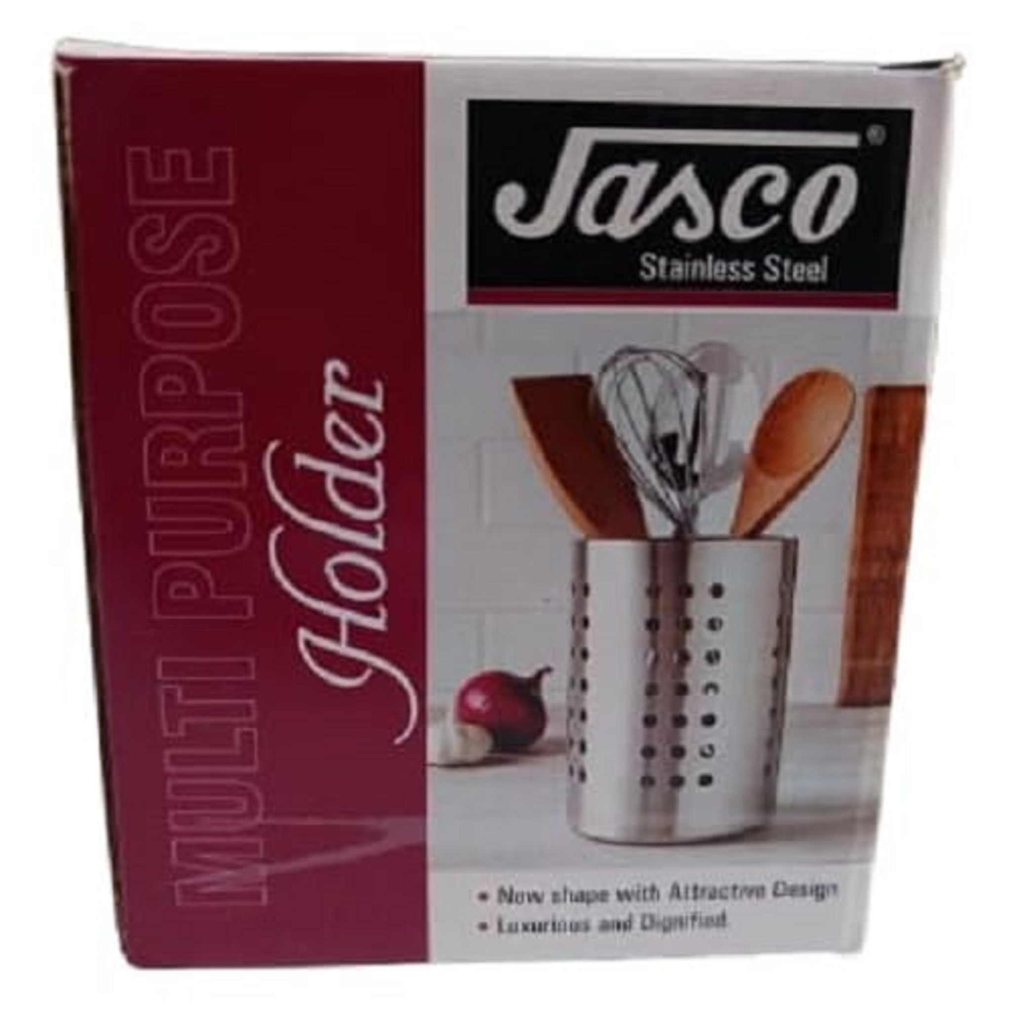 Stainless Steel Utensil Holder | Rust-Free Kitchen Cutlery Stand