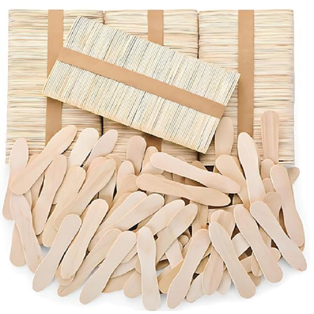 Wooden Disposable Ice Cream Spoons Pack of 100 | Eco-Friendly
