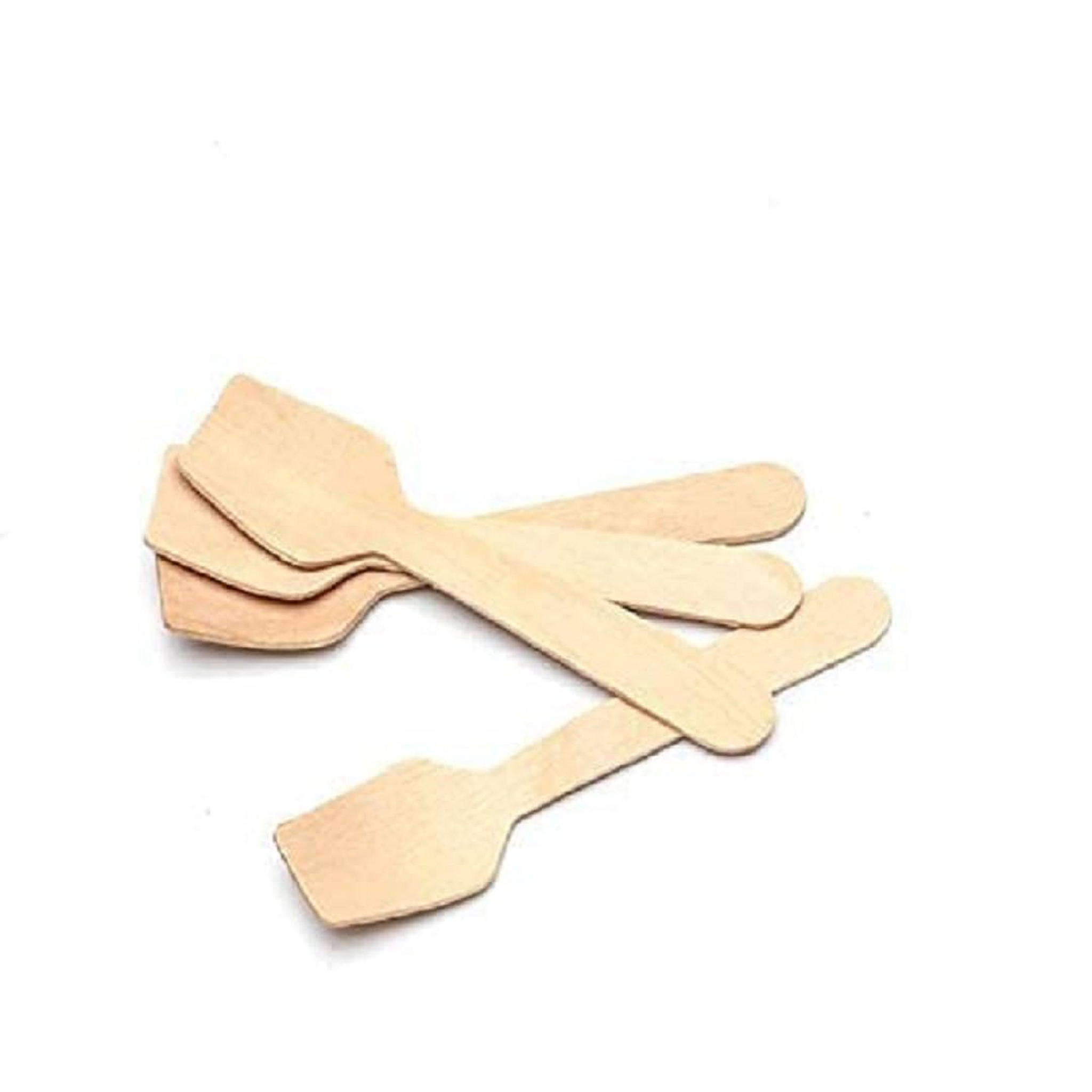 Wooden Mini Spoons Pack of 100 | Eco-Friendly Disposable Birch Spoons